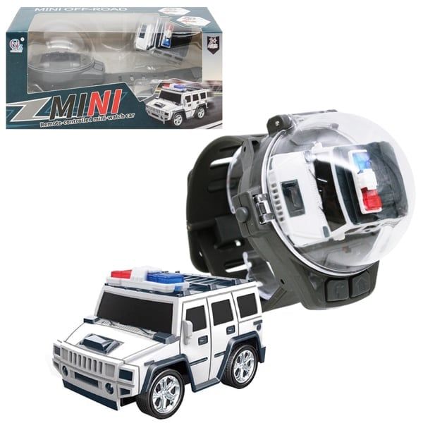 Đồ Chơi Đồng Hồ Điều Khiển Từ Xa Xe Địa Hình Có Đèn - 350-F33-WH - Màu Trắng
