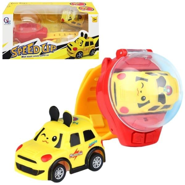 Đồ Chơi Đồng Hồ Điều Khiển Từ Xa Xe Pikachu Có Đèn - 350-F15-YE - Màu Vàng