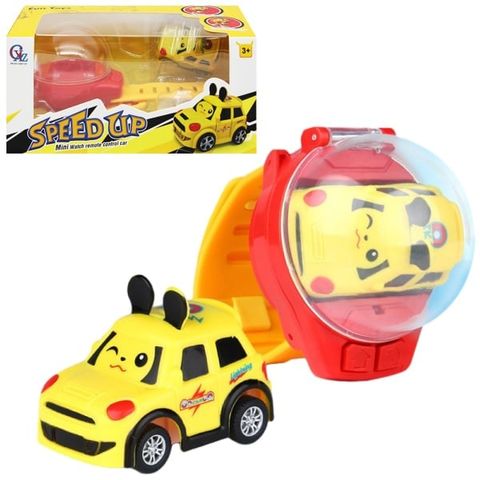 Đồ Chơi Đồng Hồ Điều Khiển Từ Xa Xe Pikachu Có Đèn - 350-F15-YE - Màu Vàng