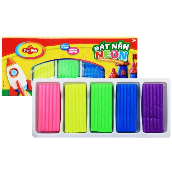 ĐẤT NẶN 125G 5 MÀU K-125/5C (RSTAR)