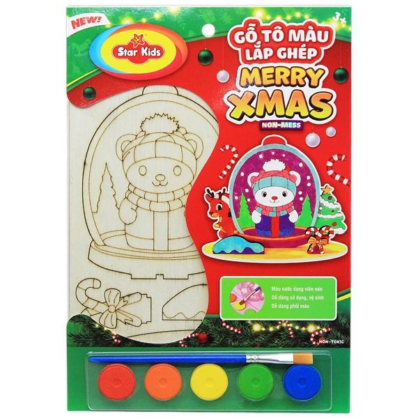 BỘ GỖ TÔ MÀU LẮP GHÉP NOEL K-255/7 (RSTAR)