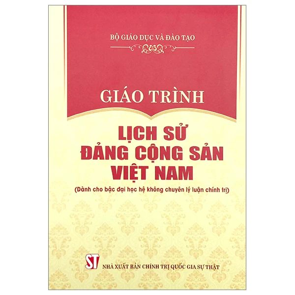 GIÁO TRÌNH LỊCH SỬ ĐẢNG CỘNG SẢN VIỆT NAM