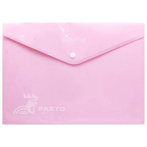 (KSD)BÌA NÚT A4 FO-CBF009 MÀU PASTEL T10 HỒNG (A5404-TL)