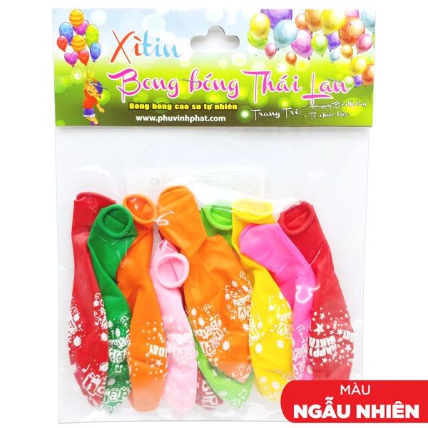 BONG BÓNG SINH NHẬT 10 (PVP)-PVP 24