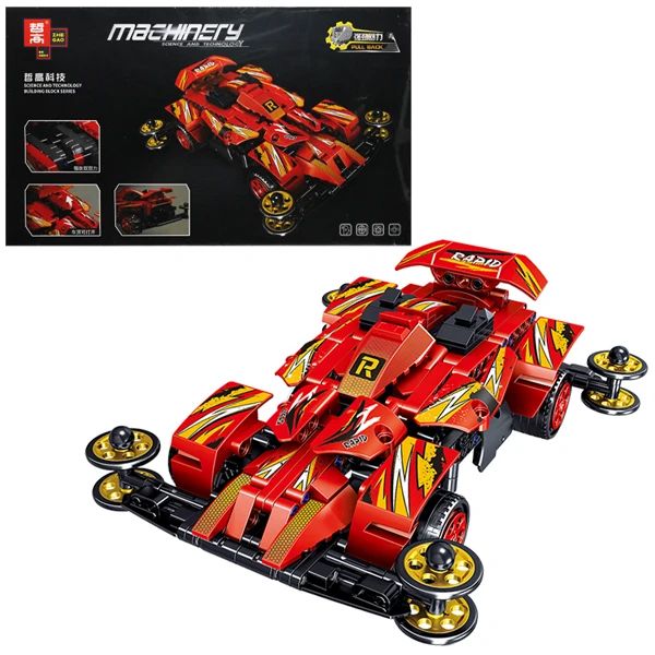 XẾP HÌNH ZHEGAO XE ĐUA SIÊU HẠNG ĐỊA CHẤN 8933 (QL0436) (H.TIME)