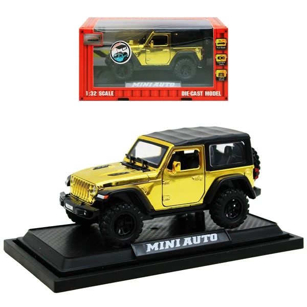 MÔ HÌNH XE JEEP WRANGLER RUBICON 1:32 MINI AUTO - 4804 (DC32561) (H.TIME)