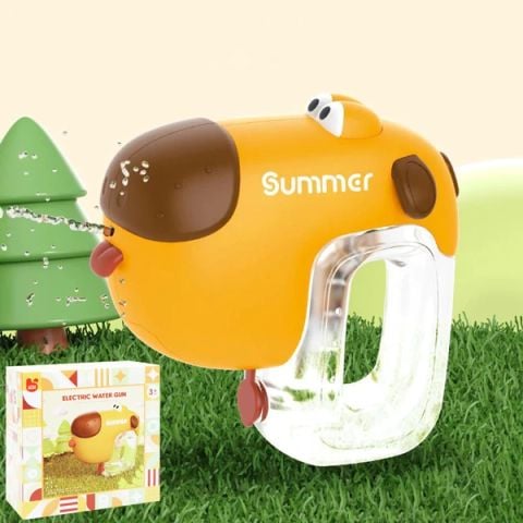 ĐỒ CHƠI PHUN NƯỚC TỰ ĐỘNG LITTLE BESSN CHÚ CHÓ YELLOW WOOF 5757 W11Y (H.TIME)