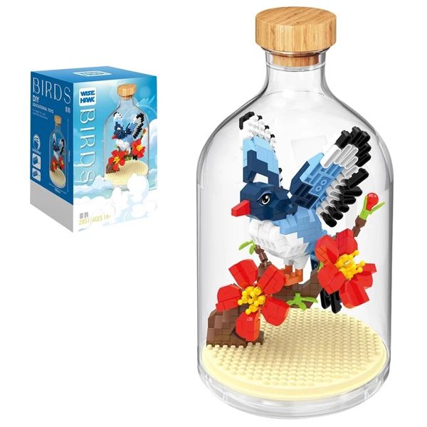 XẾP HÌNH WISE HAWK THẾ GIỚI ĐỘNG VẬT CHIM HỶ TƯỚC 6068 (2851) (H.TIME)