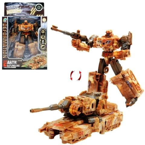 DEFORMATION ROBOT CHIẾN BINH ROBOT BIẾN HÌNH XE QUÂN SỰ THIẾT GIÁP-6761 (169-12) (H.TIME)