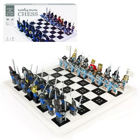 BUILDING BLOCK - BỘ CỜ VUA LẮP RÁP DELUXE EDITION - 6785 (76394) (H.TIME)