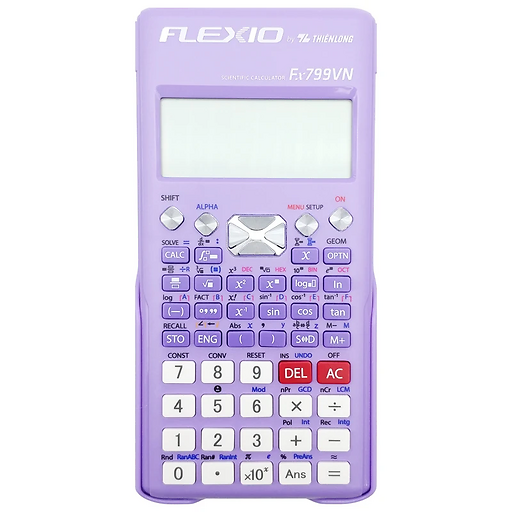 Máy Tính Khoa Học Flexio (Tím) Fx799Vn