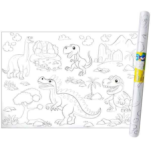 TRANH CUỘN TÔ MÀU KHỦNG LONG CRO-C002 (5404-TL)