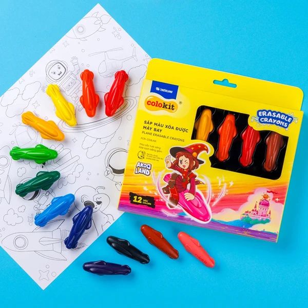 SÁP NHỰA PHI THUYỀN PCR-C018/AK 12 MÀU (5404-TL)