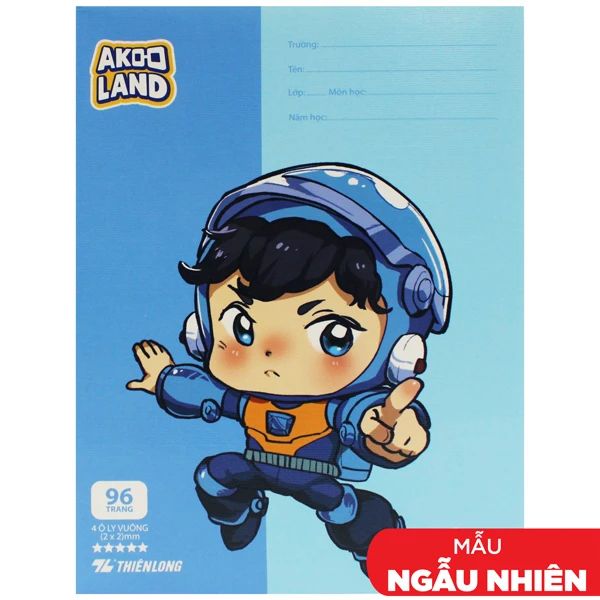 TẬP AKOOLAND 96TR ĐL100G 4 ÔLY VUÔNG TP-NB061/AK (100C/T)(5404-TL)