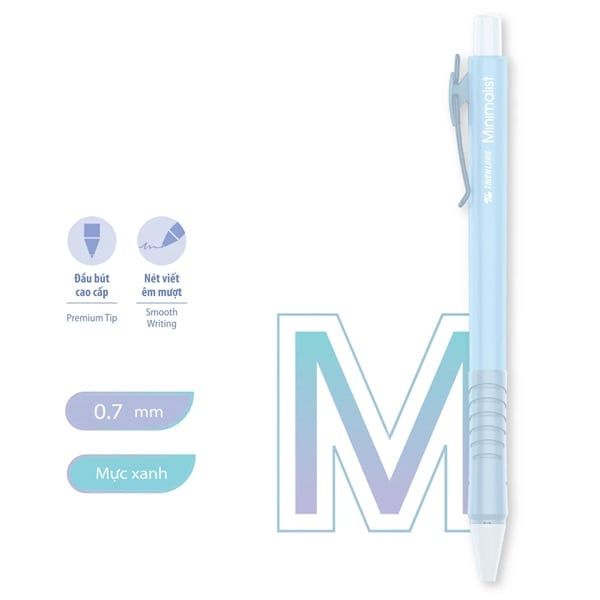 BÚT GEL BI B-025 XANH (20C/H) (5404-TL)