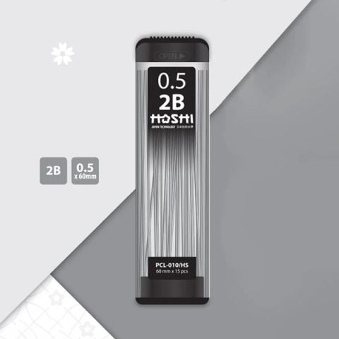 MIN CHÌ PCL-010/HS 2B 0.5MM HỘP 10 (5404-TL)