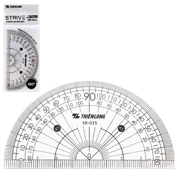 THƯỚC ĐO ĐỘ 180 SR-035 STRIVE TÚI 1/200(5404-TL)