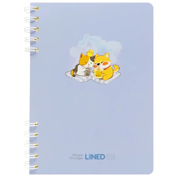 SỔ LÒ XO A5 MB-025 X.BIỂN 120T KẺ NGANG (5404-TL)