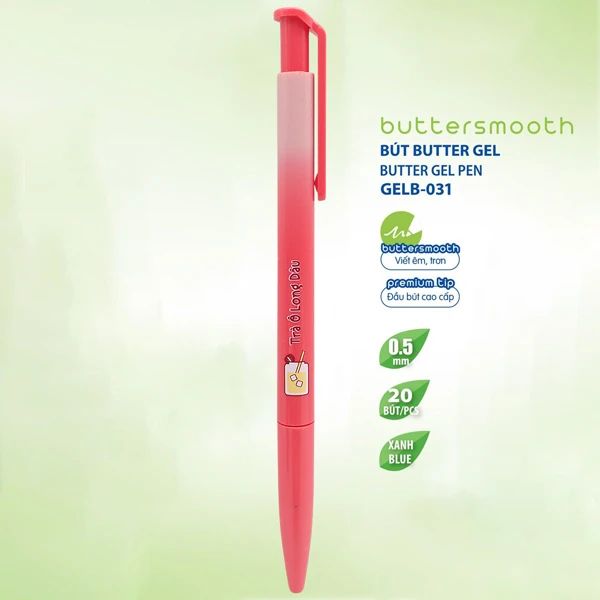 BÚT GELB-031 XANH 0.5MM 4MC HỘP 20 (5404-TL)