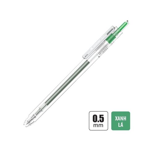 BÚT GEL GEL-050 XANH LÁ HỘP 10 (5404-TL)