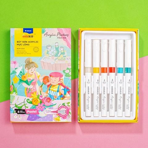 BÚT SƠN ACRYLIC MỰC LỎNG ACM-C013 6 MÀU (5404-TL)