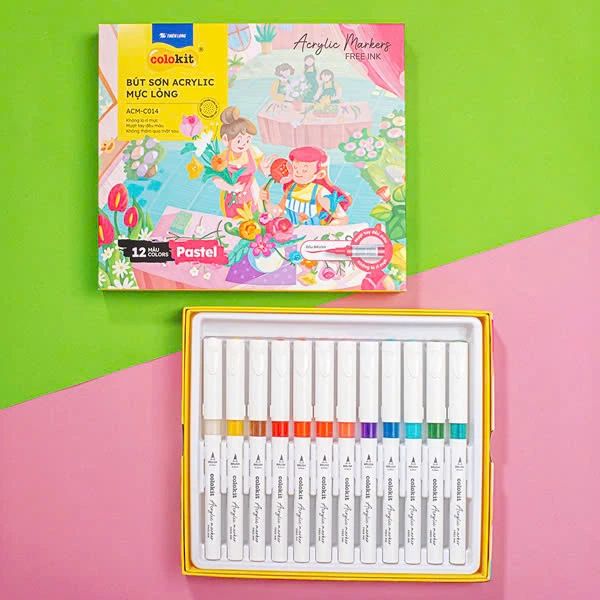 BÚT SƠN ACRYLIC MỰC LỎNG ACM-C014 12 MÀU (5404-TL)