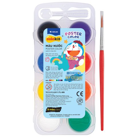 MÀU NƯỚC WACO-C06/DO 8 MÀU/T60 (5404-TL)
