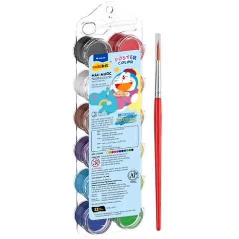 MÀU NƯỚC WACO-C002/DO 12 MÀU/T60 (5404-TL)