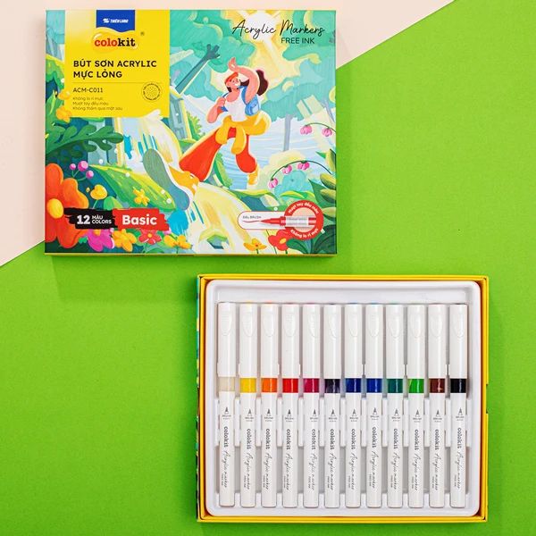 BÚT SƠN ACRYLIC MỰC LỎNG ACM-C011 12 MÀU (5404-TL)