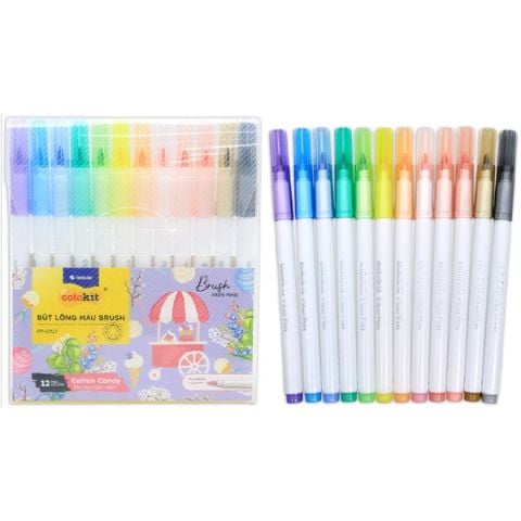 BÚT LÔNG MÀU FP-C017 COTTON CANDY 12 MÀU(5404-TL)