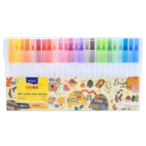 BÚT LÔNG MÀU FP-C020 HYGEE 24 MÀU(5404-TL)