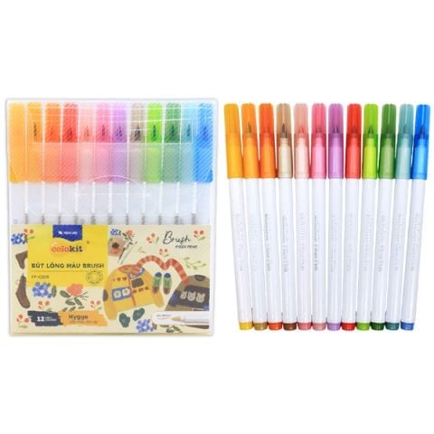 BÚT LÔNG MÀU FP-C019 HYGEE 12 MÀU(5404-TL)