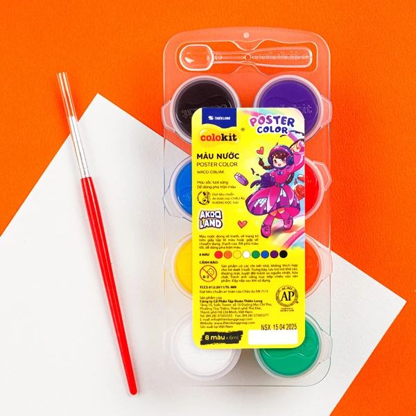 MÀU NƯỚC WACO-C06/AK 8 MÀU/T60 (5404-TL)