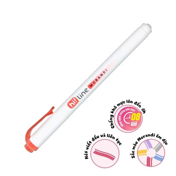 BÚT DẠ QUANG HL-024 HỒNG MORANDI HỘP 10 (5404-TL)