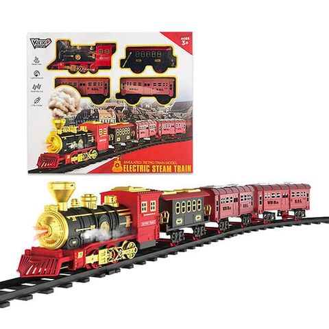 Đồ Chơi Lắp Ráp Đường Ray Và Tàu Hỏa Hơi Nước - Vecto VT6994A