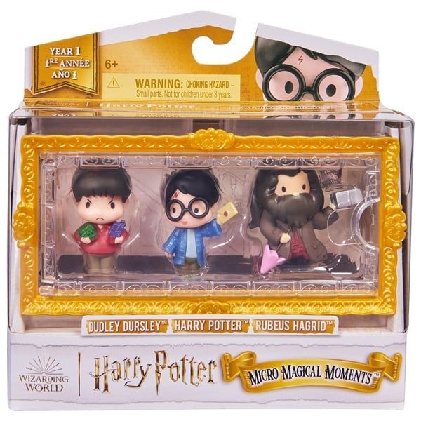 Đồ Chơi Mô Hình Bộ Ba Nhân Vật: Harry Potter, Dudley Dursley, Rubeus Hagrid - Wizarding World 6067402