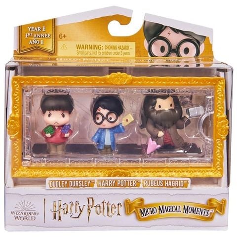Đồ Chơi Mô Hình Bộ Ba Nhân Vật: Harry Potter, Dudley Dursley, Rubeus Hagrid - Wizarding World 6067402