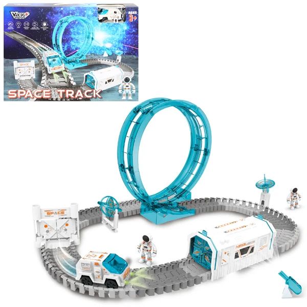 VECTO LẮP RÁP ĐƯỜNG RAY & XE KHÔNG GIAN CHẠY PIN VT99924 (VTA)