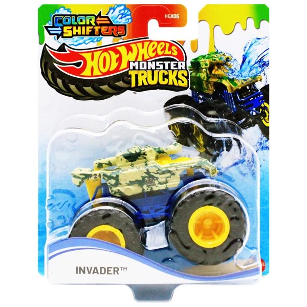 HOT WHEELS SIÊU XE TẢI MONSTER TRUCKS ĐỔI MÀU HGX06 (VTA)