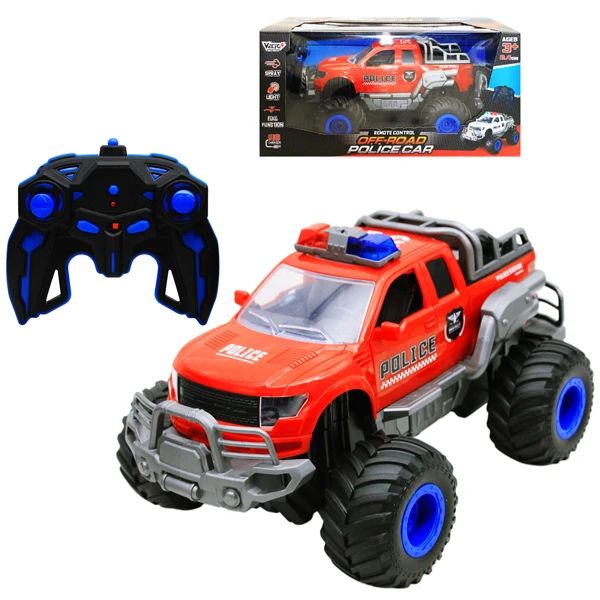 VECTO XE CẢNH SÁT OFF-ROAD PHUN SƯƠNG ĐIỀU KHIỂN (ĐỎ) VT2110A/RD (VTA)