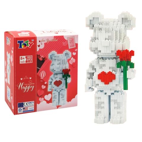 BỘ XẾP HÌNH MINI GẤU TÌNH YÊU - LQ54 (LNV)