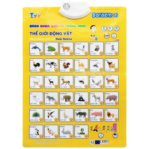 BẢNG ĐIỆN TỬ THẾ GIỚI ĐỘNG VẬT VỚI NOBITA LT23 ( LNV)