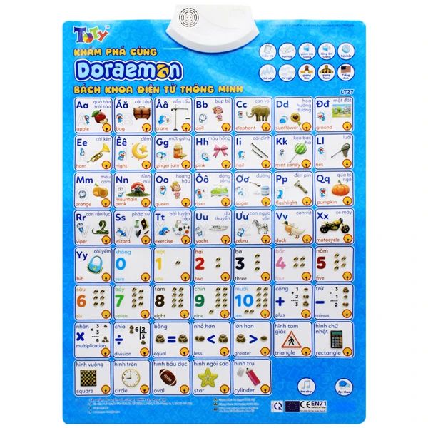 BẢNG ĐIỆN TỬ KHÁM PHÁ VỚI DORAEMON LT27 ( LNV)