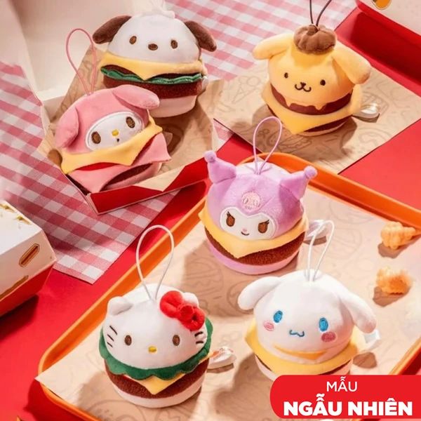 MOETCH THÚ BÔNG SANRIO CHARACTERS BURGER SQUISHI MP06 (LNV)