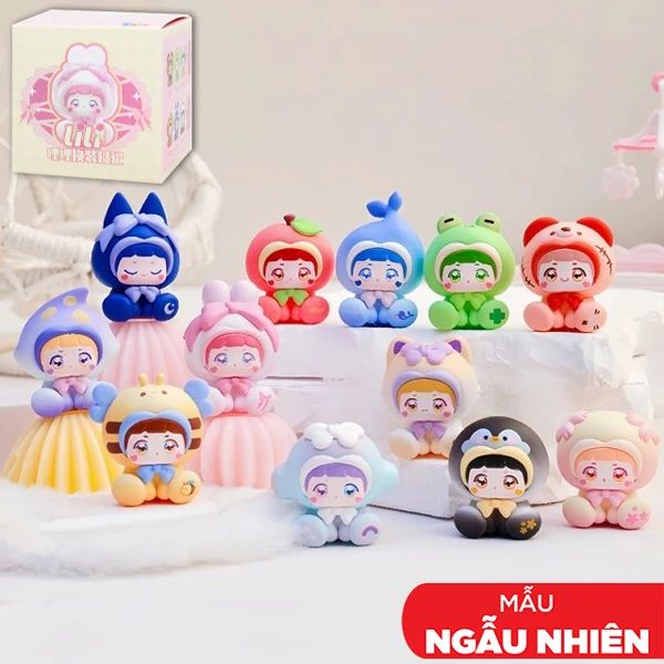 BLINDBOX LUCKY EMMA MÔ HÌNH LILI  DRESS UP DIARY  RE81 (LNV)