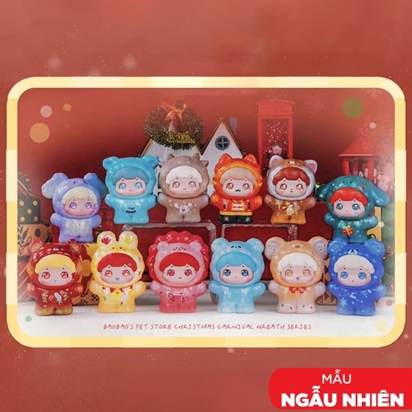 BLINDBOX LUCKY EMMA MÔ HÌNH  BAOBAO CHRISTMAS CARNIVAL  RE83 (LNV)