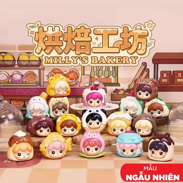 BLINDBOX LUCKY EMMA MÔ HÌNH  MILLY  BAKERY  RE85 (LNV)