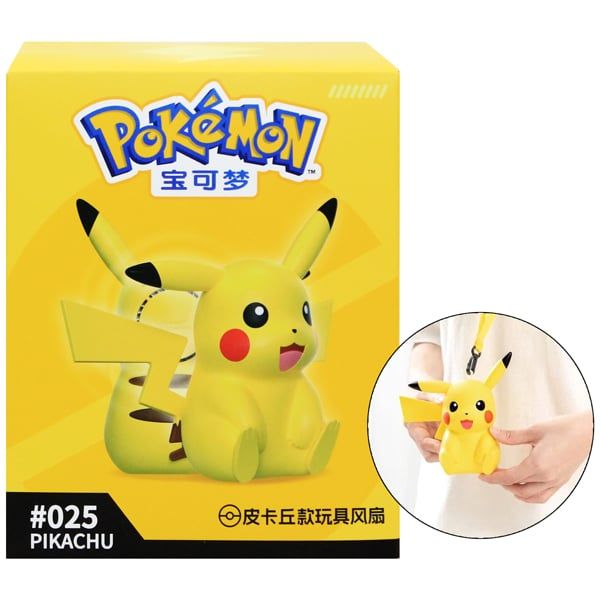 MOETCH MÔ HÌNH POKEMON PIKACHU QUẠT MT21 (LNV)