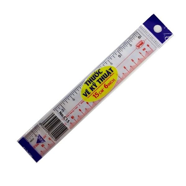 Thước thẳng Win 15cm C-15