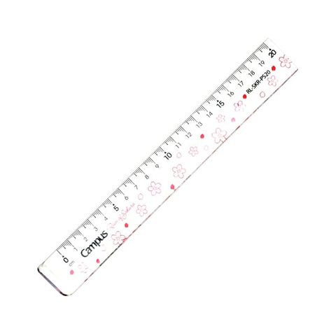 Thước kẻ EZMath Sakura 20cm RL-SKR-PS20